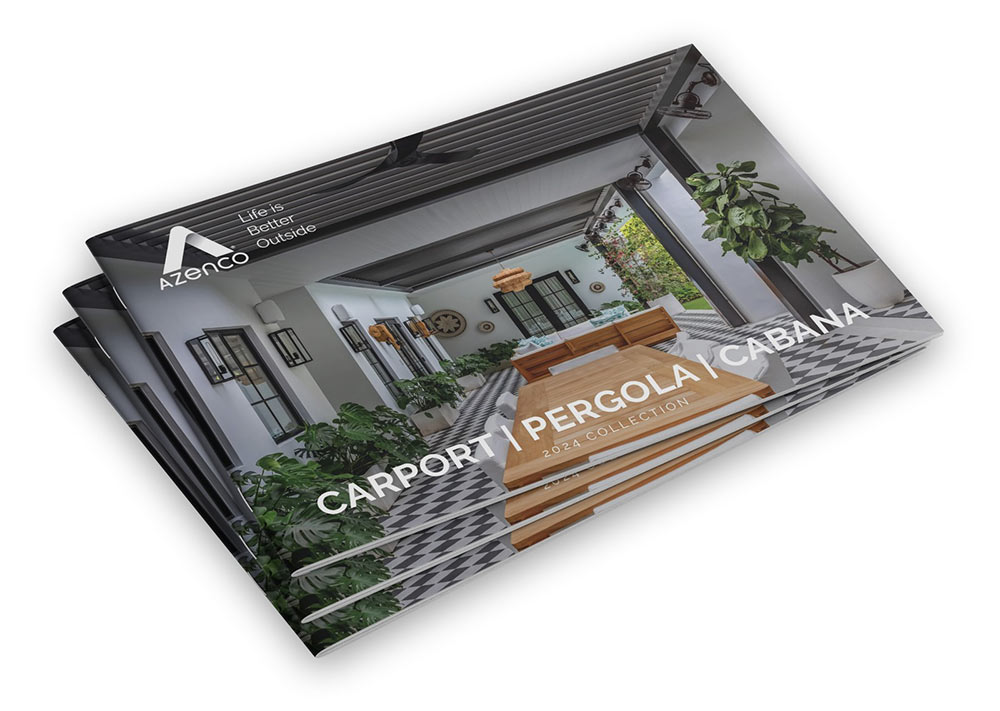 Azenco Outdoor - pergola collection brochure 2024